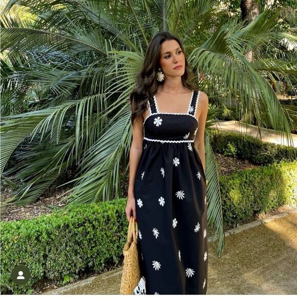 Zara blogger favorite printed cotton dress - Picture 2 of 11